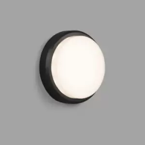 Image of Faro Tom - Outdoor LED Flush Wall Lamp Dark Grey 11W 3000K IP65