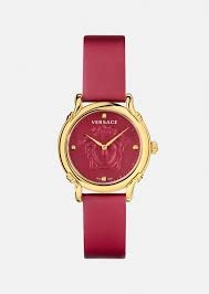 Image of Versace Red ' Pin (pn)' Luxury Watch - vepn00220