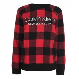 Image of Calvin Klein Check Sweatshirt - CHECK TEMPER