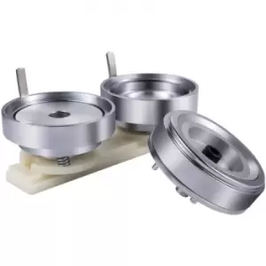 Image of VEVOR Badge Punching Die 3 inch/75mm Round Punching Die with ABS Slide Button Die Carbon Steel Badge Maker Part Aluminum Alloy Core Compatible with Bu