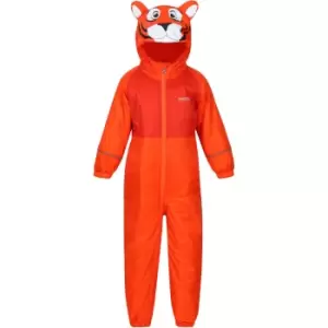 Image of Regatta Boys & Girls Babies Toddler Mudplay III Waterproof Rainsuits 60-72 Months (110-116cm)