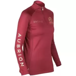 Image of Aubrion Ladies Team Long Sleeve Base Layer - Red