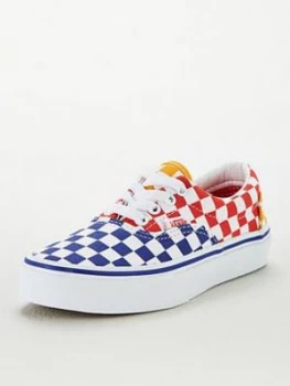 Image of Vans Era Checkerboard Junior, Multi, Size 4