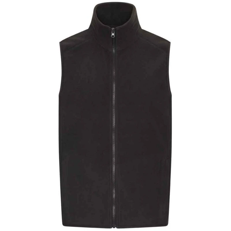 Image of PRO RTX Mens Fleece Gilet in Charcoal Size: XS Charcoal Male XS
