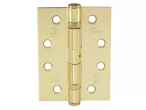 Image of Eclipse 14933 102x76x2.7mm EBP Ball Bearing Hinge Fire Door 11 Polished Brass Plate 2pk