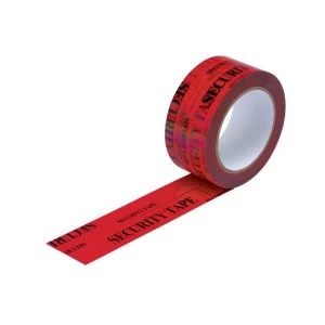 Image of Tamper Evident Security Tape 48mm x 50m OPENVOID Red