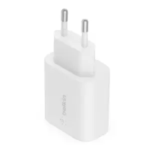Image of Belkin WCA004MYBK mobile device charger Universal White AC Fast charging Indoor