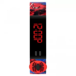 Image of Spiderman Blue and Red Silicone Strap Watch