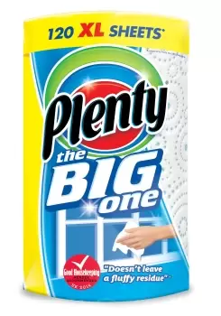 Image of Plenty Large Kitchen Towel 100 Sheets 2 Ply
