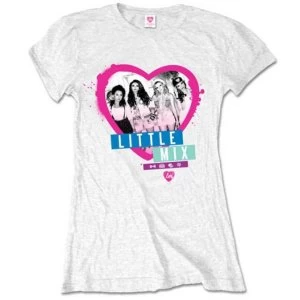 Image of Little Mix - Spray can Womens Medium T-Shirt - White