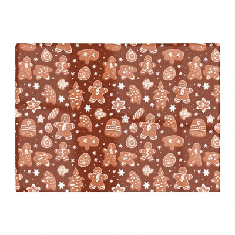 Image of Warren Reed Designer Gingerbread Cookies Glass Chopping Board