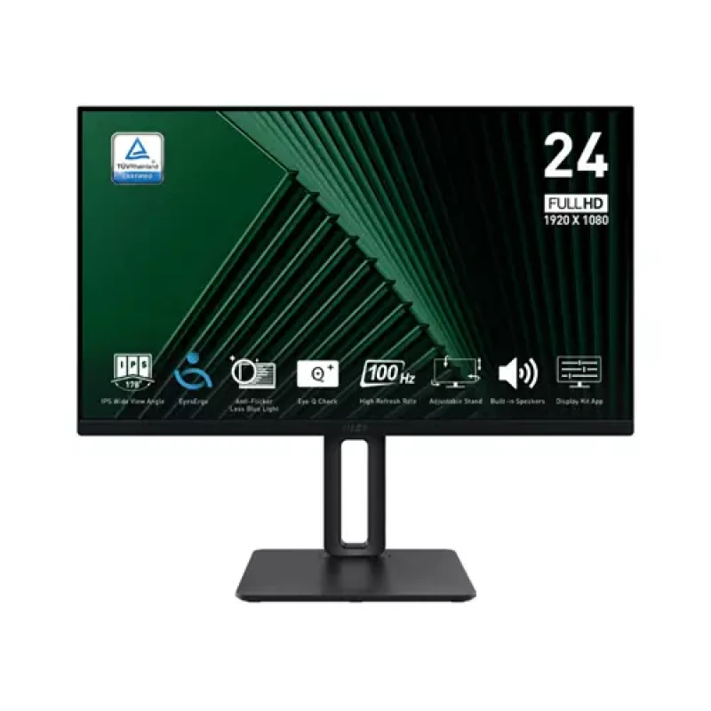 Image of MSI Pro MP245PG 24" Monitor. FHD (1920 x 1080). 100Hz. IPS. 1ms. 1
