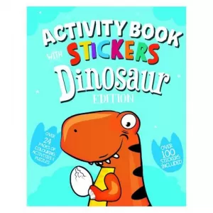 Image of Dinosaur Activity Book with Stickers Pack of 12 26064-DINO