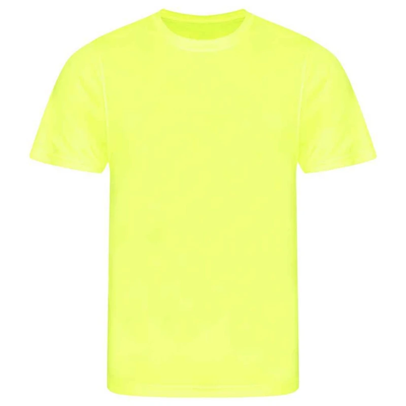 Image of AWDis Cool Mens Smooth T-Shirt in Bright Yellow Size: XS Bright Yellow Male XS