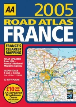 Image of Aa Road Atlas France 2005 by Automobile Association Paperback