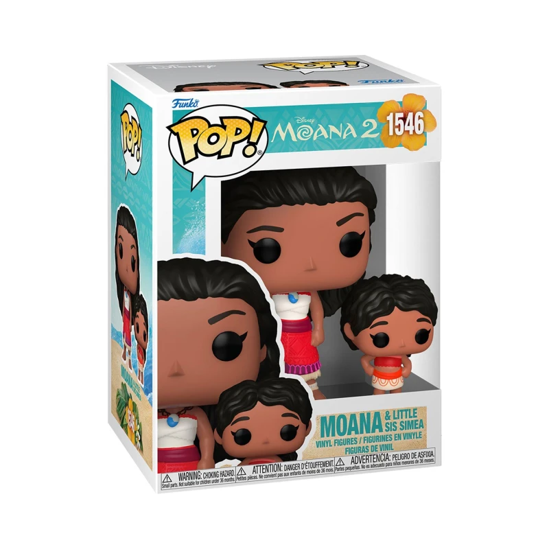 Image of FUNKO POP and Buddy: Moana 2- Moana with Simea - None None One Size