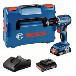 Image of Bosch Professional GSR 18V-45 06019K3203 Cordless drill 18 V 2.0 Ah Li-ion incl. spare battery, incl. charger, incl. case