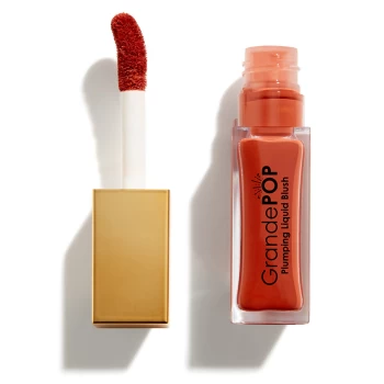 Image of GRANDE Cosmetics GrandePOP Plumping Liquid Blush 10ml (Various Shades) - Cinnamon Sugar