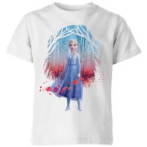 Image of Frozen 2 Find The Way Colour Kids T-Shirt - White - 3-4 Years