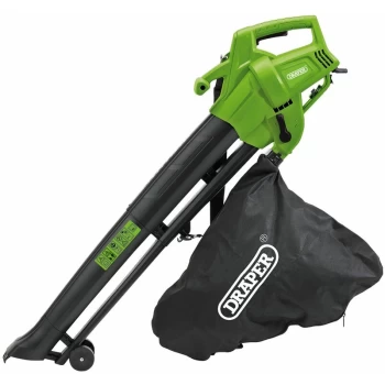 Image of 230V Garden Vacuum, Blower and Mulcher, 300W [94794] - Draper