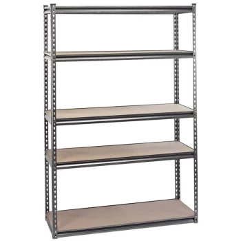 Image of Draper - 52958 Heavy-Duty Steel Shelving Unit - Five Shelves (L1220 x W610 x H1830mm)