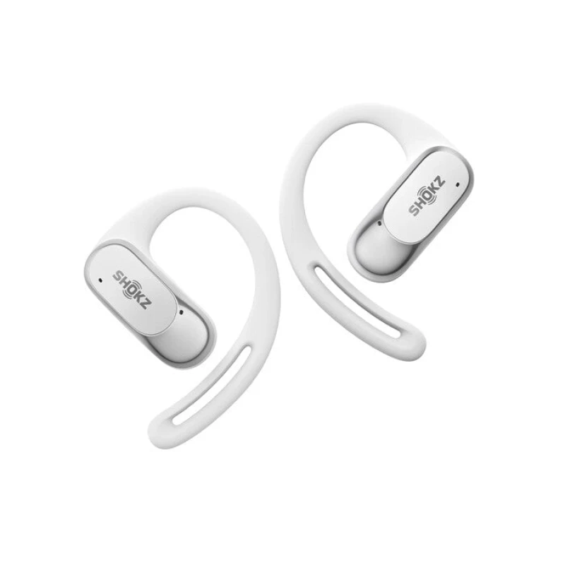 Image of Shokz SHOKZ OpenFit Air weiss Headset Wireless Ear-hook Calls/Music/Sport/Everyday Bluetooth White T551WT