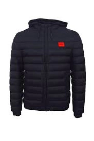 Image of Hugo Boss Balin Hooded Padded Jacket Natural Size L Men