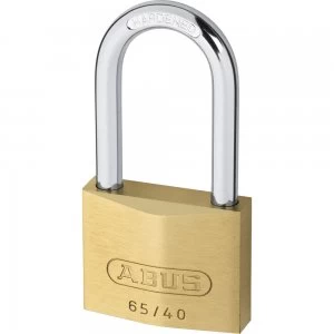 Image of Abus 65 Series Compact Brass Padlock 40mm Long