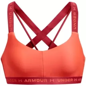 Image of Under Armour Armour Crossback Low Impact Sports Bra - Orange