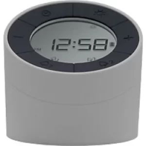 Image of Acctim Clock 16207 8cm x 9cm x 8cm Grey