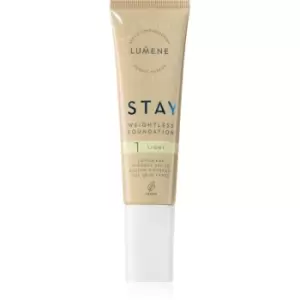 Image of Lumene Stay Weightless Matte Liquid Foundation SPF 30 Shade 1 Light 30ml