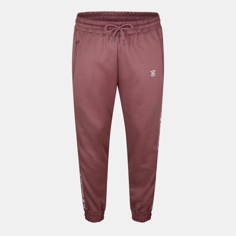 Image of Daily Paper Mens Tonal Closed Hem Poly Joggers Rose Brown male Small