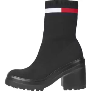 Image of Tommy Jeans Water Resistent Knitted Boot - Black