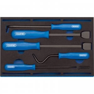 Image of Draper 5 Piece Scraper and Remover Set in Eva Insert Tray