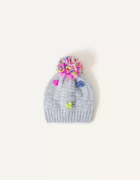 Image of Pom-Pom Beanie Hat
