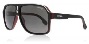 Image of Carrera CA1001/S Sunglasses Black / Red BLX Polariserade 62mm