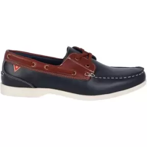 Image of Soviet Classic Mens Boat Shoes - Blue