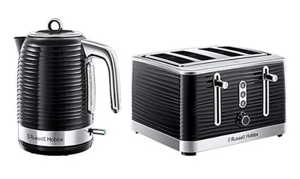 Image of Russell Hobbs VL0KB 1.7L Kettle & 4 Slice Toaster Bundle