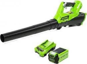 Image of Greenworks G40AB 40v Cordless Axial Garden Leaf Blower 1 x 2ah Li-ion Charger