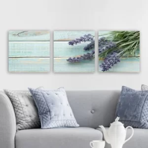 Image of P133736 Multicolor Decorative Canvas Painting (3 Pieces)