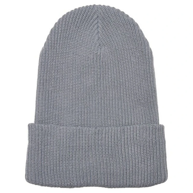 Image of Flexfit Flexfit Men Knitted Yarn Beanie in Grey Grey One Size Male 5063300286234