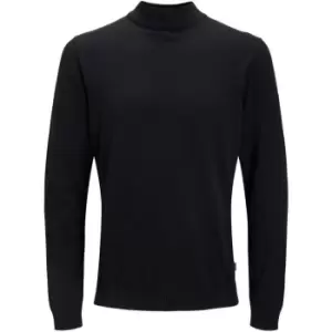 Image of Jack and Jones High Neck Knit - Black