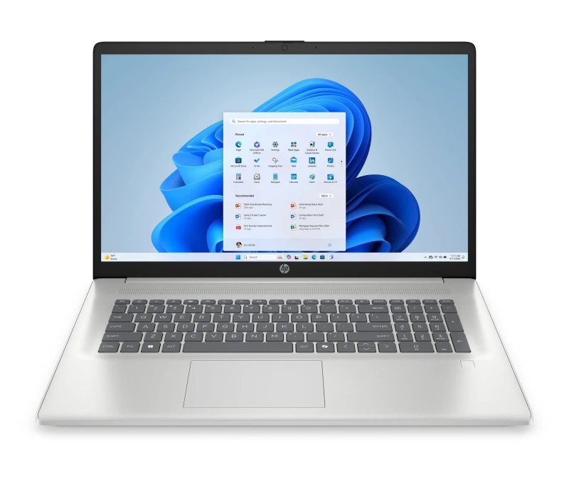 Image of HP 17-cp2007na 17.3" Laptop - AMD Ryzen 3, 256GB SSD, 8GB RAM - Silver