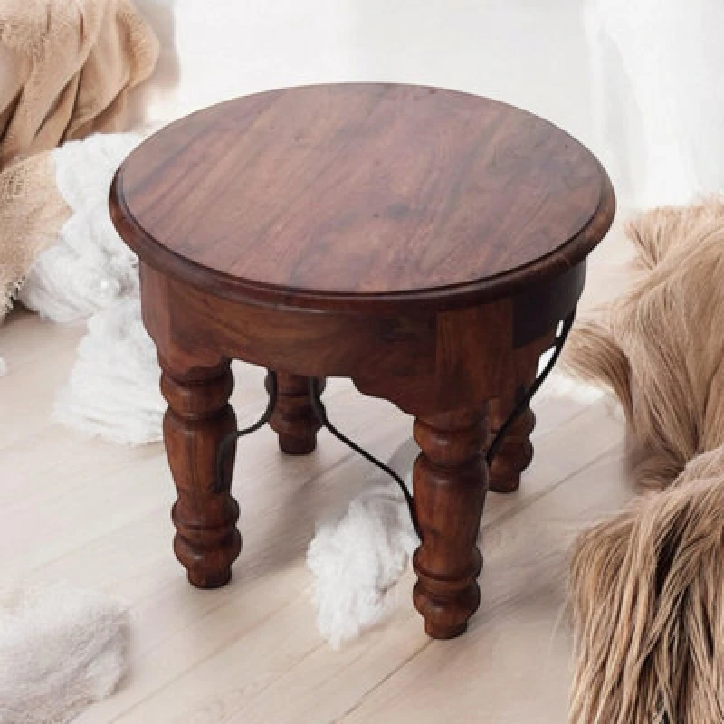 Image of MSL 60CM WOODEN ROUND TABLE