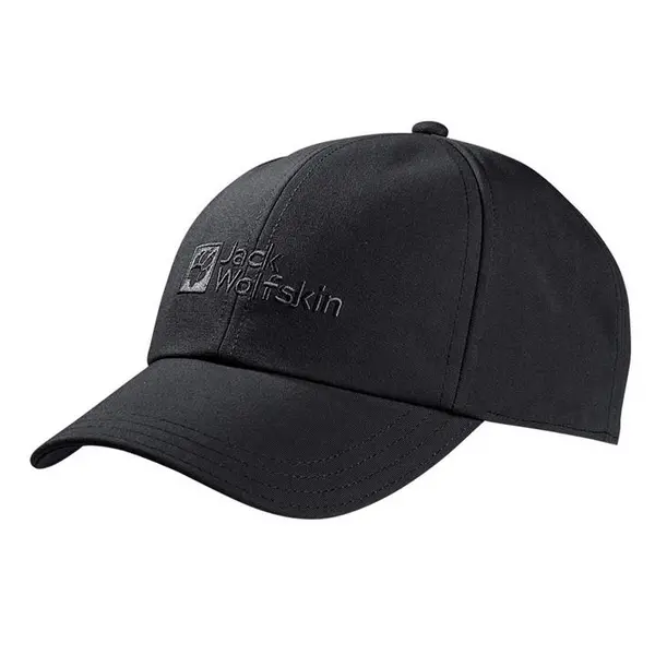 Image of Jack Wolfskin Bsball Logo Cap 10 Caps One Size Black 40330503050