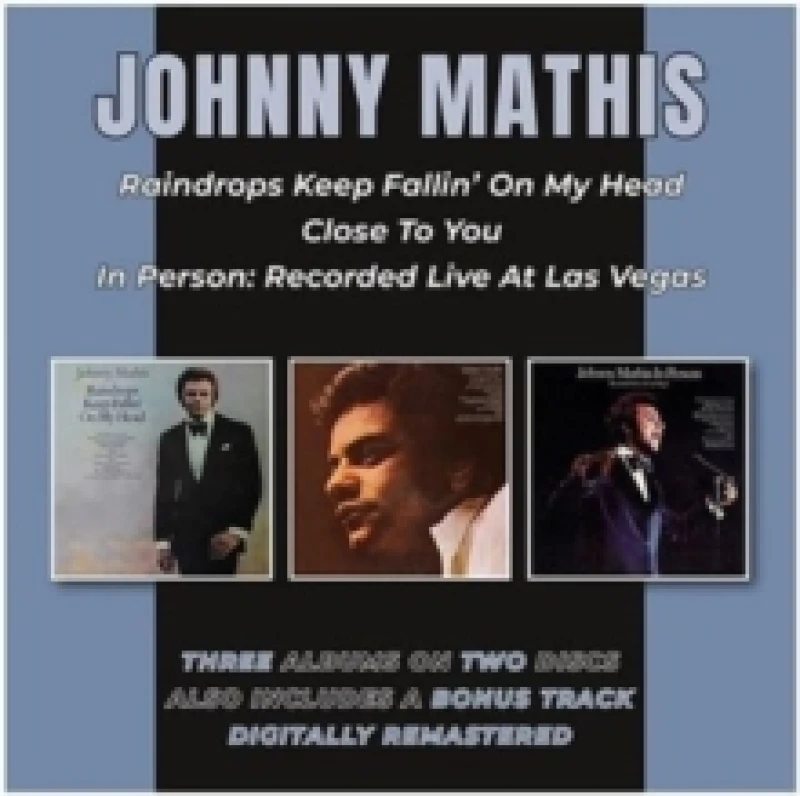 Image of Johnny Mathis - Raindrops Keep Fallin' On My Head/Close to You/In Person [CD / Album] Music CDs - Music CD