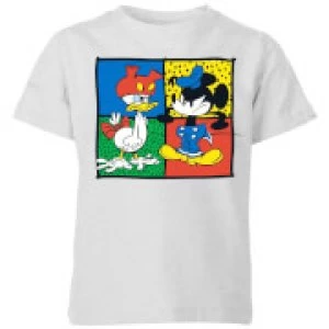 Image of Disney Mickey And Donald Clothes Swap Kids T-Shirt - Grey - 3-4 Years