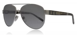 Image of Burberry BE3084 Sunglasses Silver 10056V 57mm