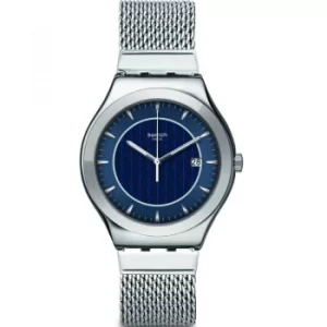 Image of Mens Swatch Blue Icone Watch