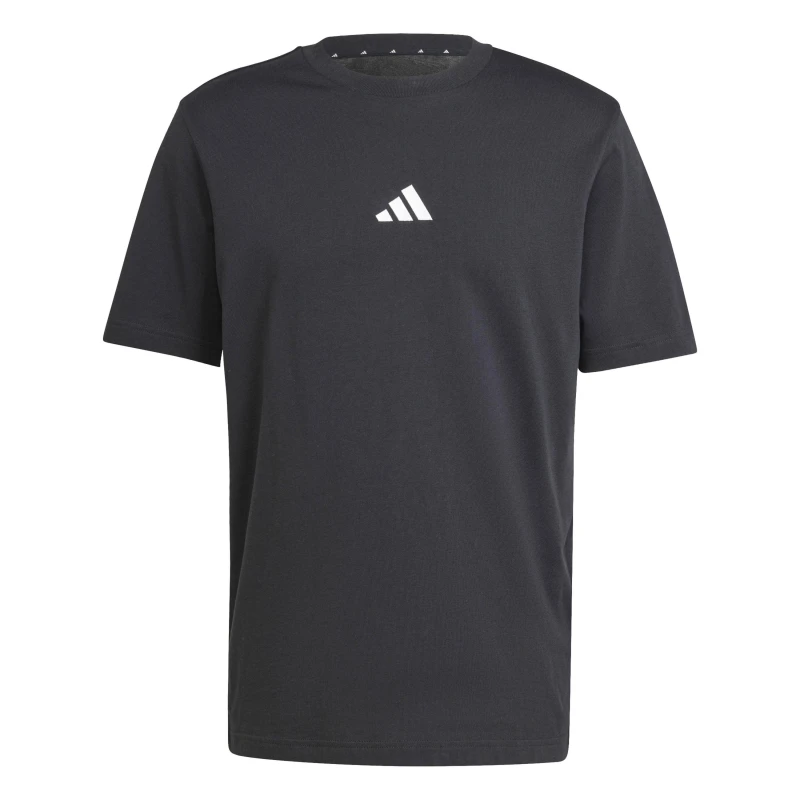 Image of adidas Essentials Single Jersey Logo T-Shirt Mens - Black XL